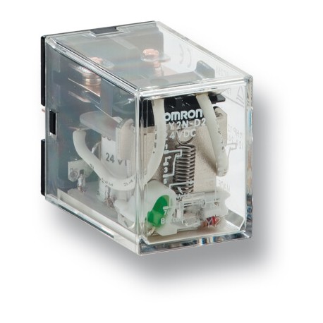 OMRON LY1N 24VAC LY1N 24VAC LY1 5054H LY1NAC24BYOMI OMRON Relay, plug-in, SPDT, 15 A, LED indicator light, 24 VAC